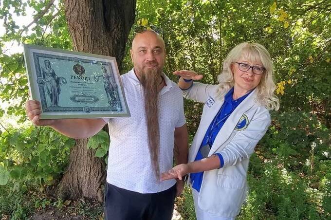 Вінничанин встановив рекорд України з найдовшої бороди
