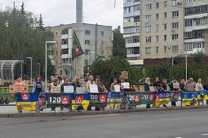 У Вінниці відбулася акція на підтримку полонених та зниклих безвісти захисників
