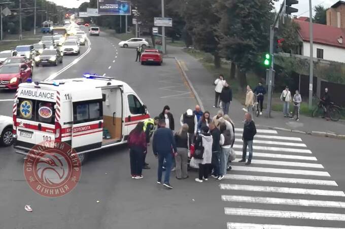 Жахливе ДТП у Вінниці: на Хмельницькому шосе збили дівчинку (відео)