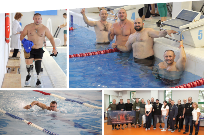 У Вінниці відбувся чемпіонат із плавання для ветеранів російсько-української війни