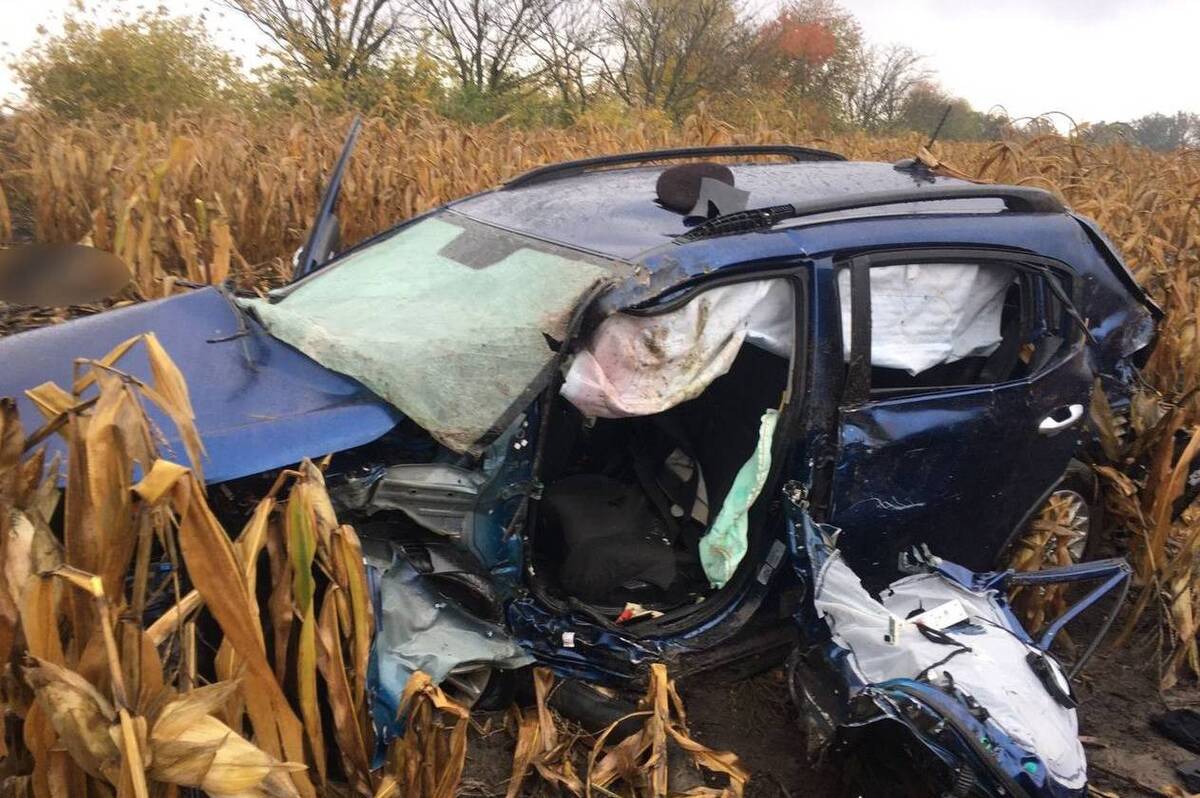 На Вінниччині затримали водія Audi, через якого в ДТП загинули троє людей