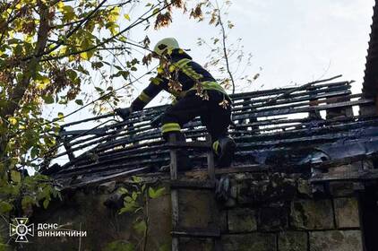 У Вінниці та області за добу сталося три пожежі