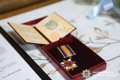 На Вінниччині родинам трьох загиблих поліцейських вручили ордени "За мужність"
