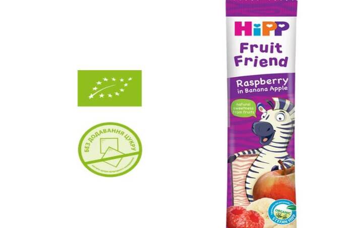 Органічні фруктово-злакові батончики HiPP як ідеальний перекус для активних дітей