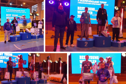 Вінницькі юні борці здобули сім медалей на Всеукраїнському турнірі «BEST YOUNG WRESTLER»