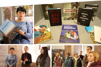 У Вінниці відкрилась виставка книг про російсько-українську війну