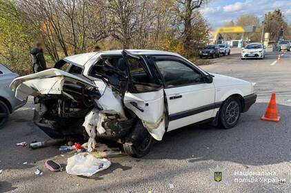 У Вінницькій області за один день сталося дві ДТП: травмовані четверо людей, серед них дитина