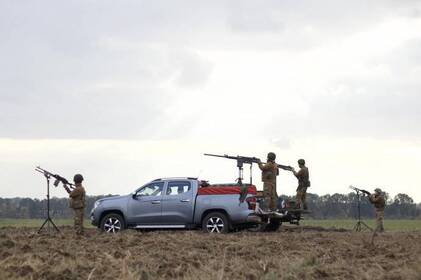 Нацгвардійці збили три повітряні цілі над Вінницею під час масованої атаки рф