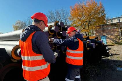 До Вінниці прибули латвійські труби для оновлення тепломереж