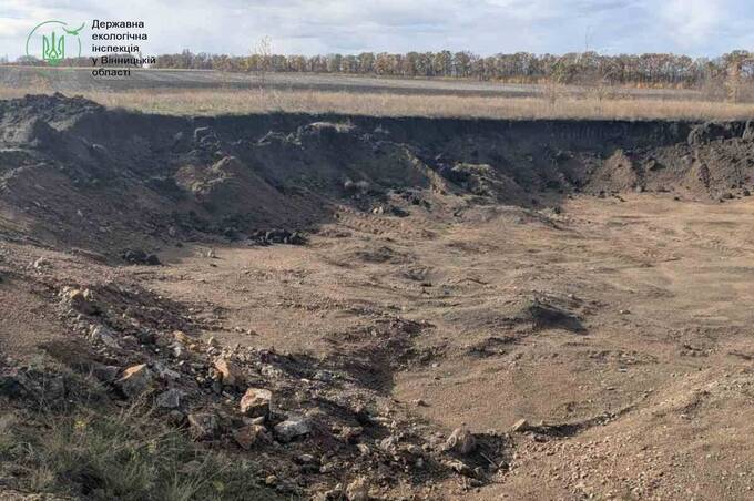 На Вінниччині виявили незаконний кар’єр у Джулинській громаді