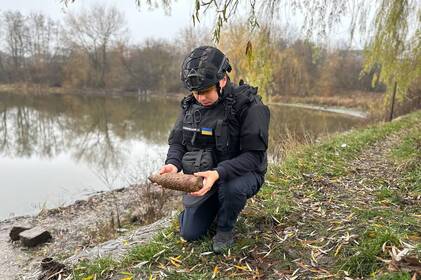 Поблизу ставка на Жмеринщині знайшли снаряд часів Другої світової