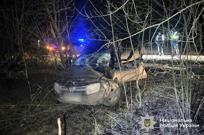 Dacia Duster перекинувся та врізався в дерево: що відомо про ДТП на Вінниччині