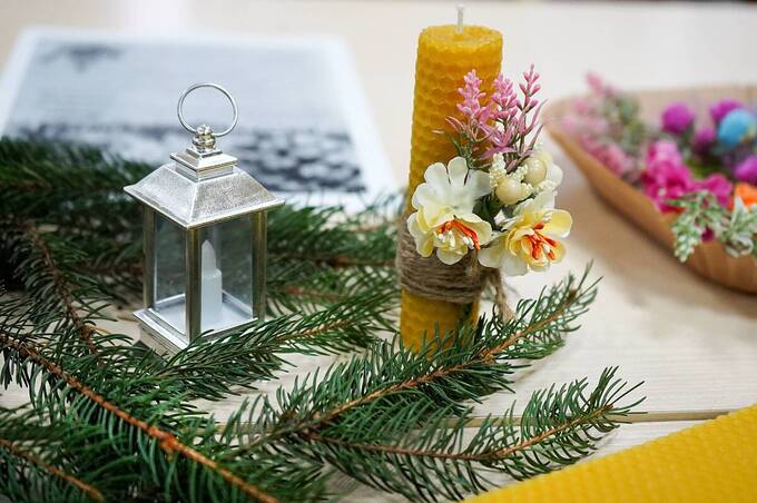 У Вінниці діти з особливими потребами створювали святкові свічки на майстер-класах