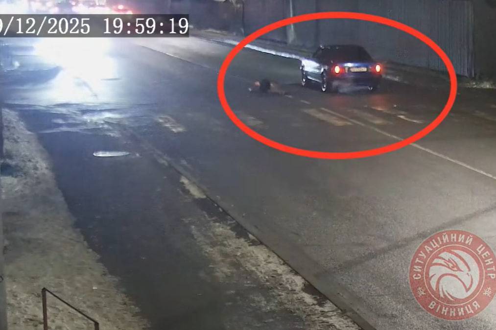 Audi збила чоловіка на переході у Вінниці: постраждалого госпіталізували