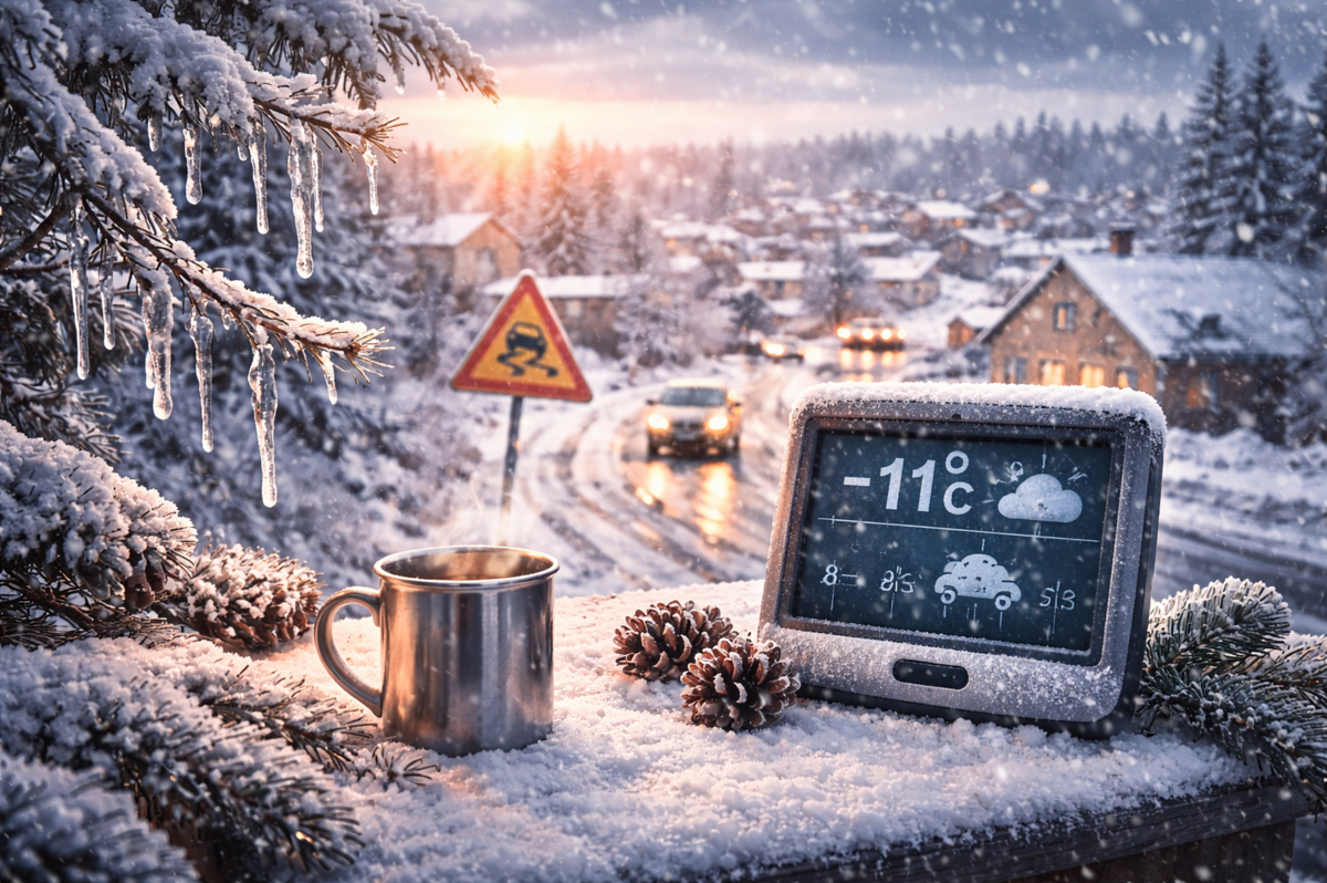 Мокрий сніг, ожеледиця і посилення морозів: якою буде погода на Вінниччині 4–5 січня