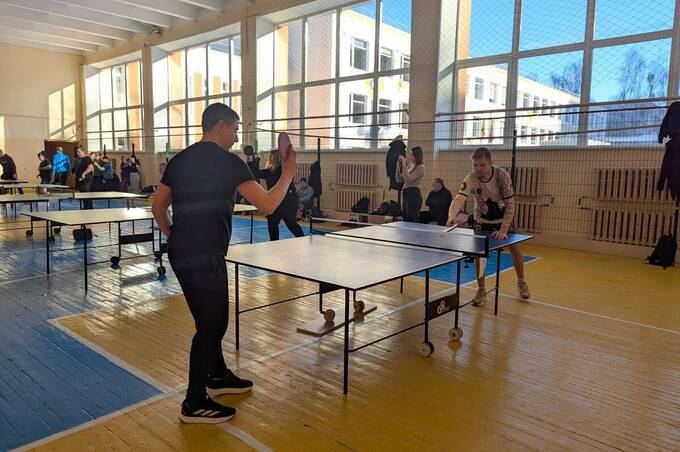 Настільний теніс із великою метою: освітяни Вінниці об’єдналися заради ЗСУ