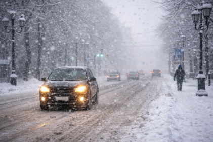 Сильний сніг, хуртовина й ожеледиця: Вінниччину накриє негода з помаранчевим рівнем небезпеки