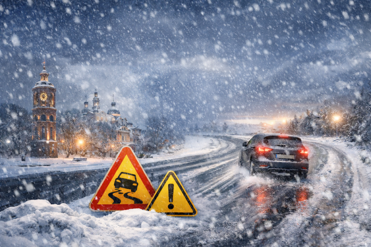Сніг, хуртовина й ожеледиця: якою буде погода на Вінниччині 9–10 січня