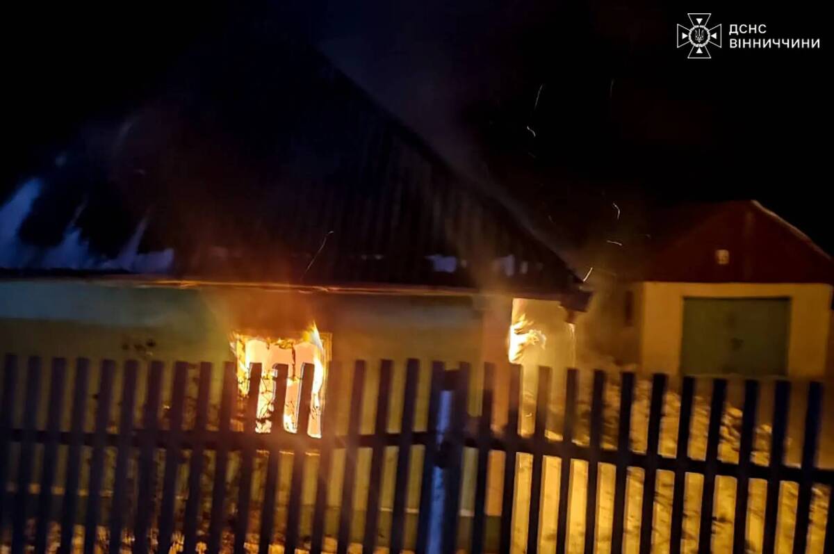 На Вінниччині у пожежі загинула людина