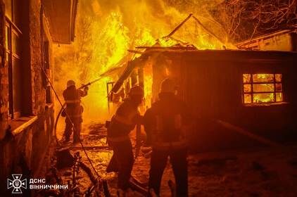 Через пожежу в пансіонаті на Вінниччині терміново евакуювали 30 літніх людей