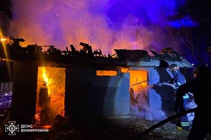 На Вінниччині загорілось кафе-мотель: кількість пожеж за добу
