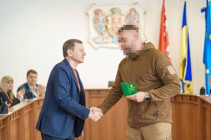 Вінницька громада отримала відзнаку від прикордонників за системну допомогу війську