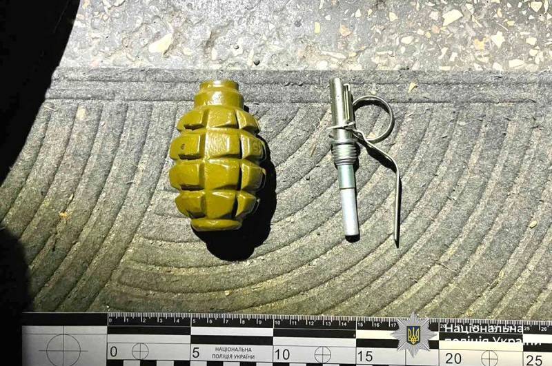 Виклик через домашнє насильство: у Вінниці в чоловіка вилучили гранату Ф-1 із запалом