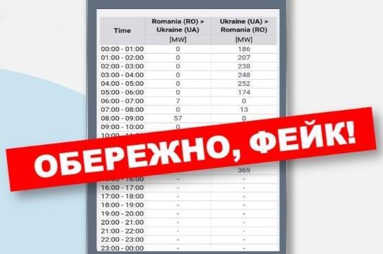В Україні спростували фейки про «продаж електроенергії за кордон» під час відключень