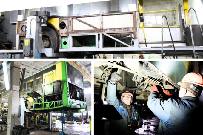 У Вінниці оновлюють низькопідлогові міські автобуси (фото)