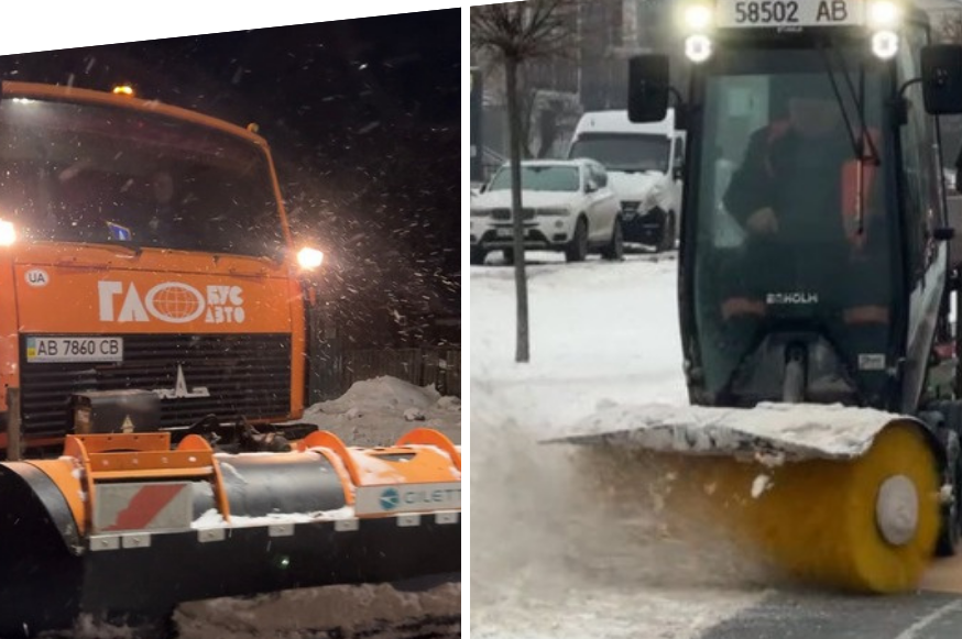 Понад 30 одиниць техніки і 200 працівників: як у Вінниці долають наслідки снігопаду