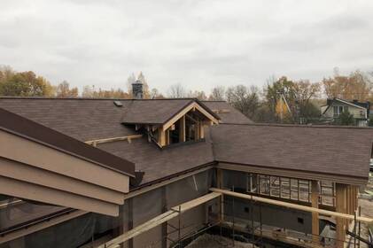 Ремонт мягкой кровли из битумной черепицы