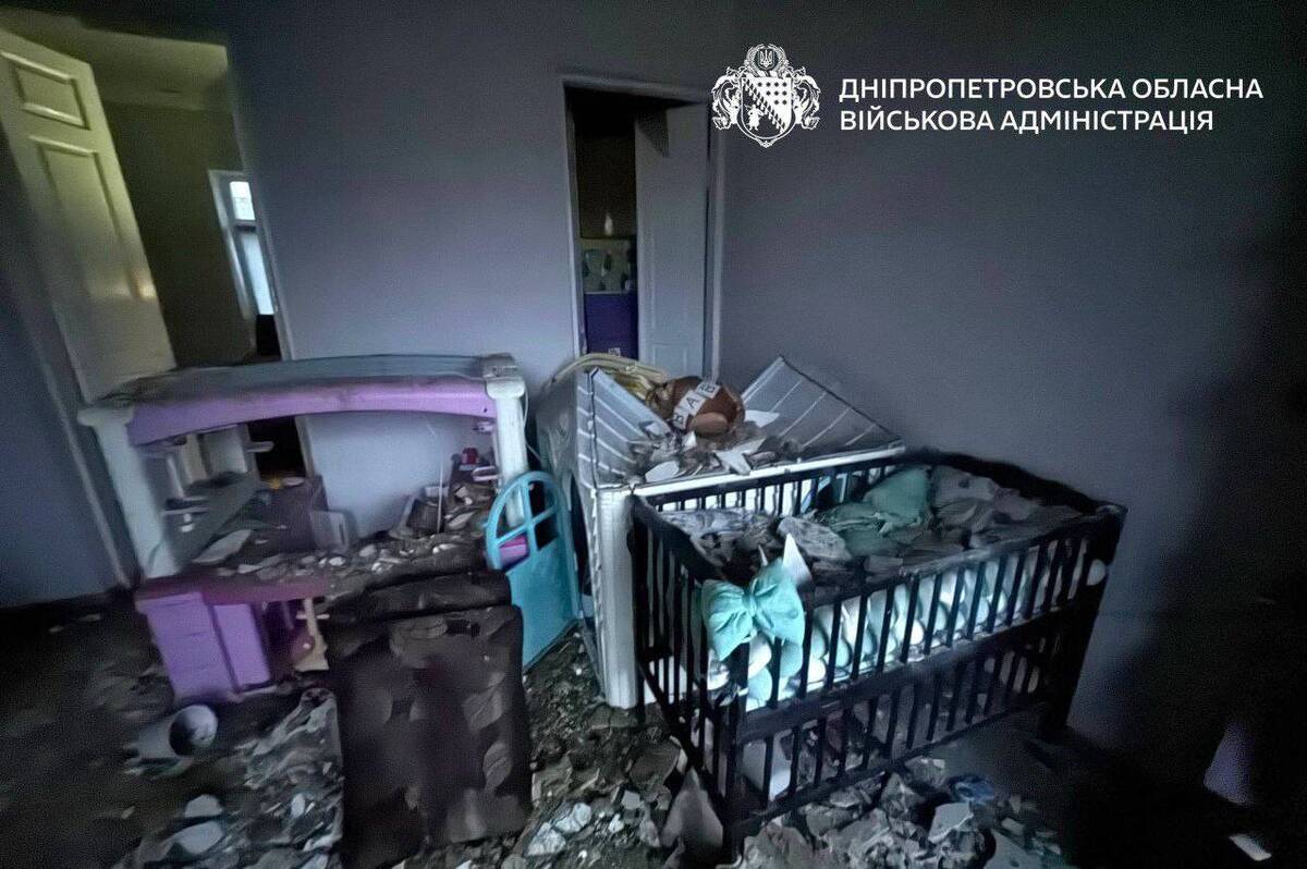 Немовля та 4-річна дівчинка поранені внаслідок комбінованої атаки росіян на Дніпро