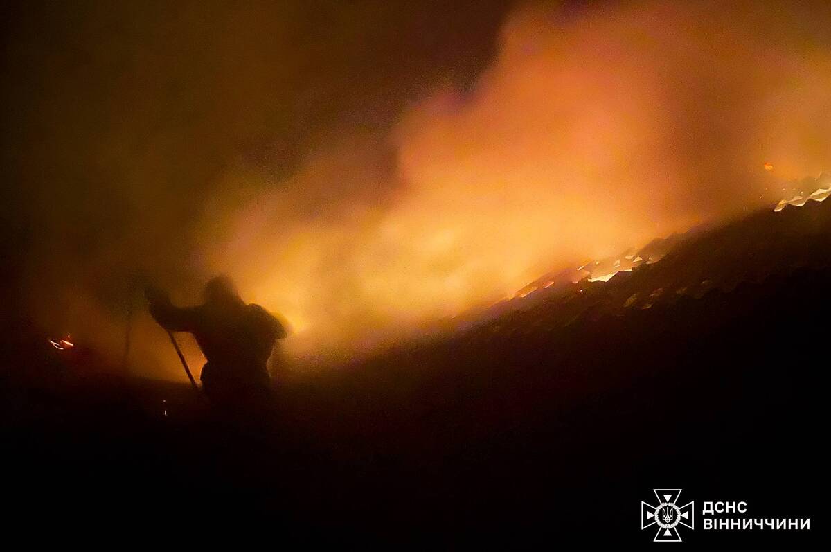 Серія пожеж на Вінниччині: горіли будинки та господарчі споруди