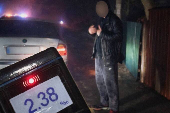 У Вінниці зупинили водія з критичним рівнем алкоголю: показник перевищив норму у 12 разів