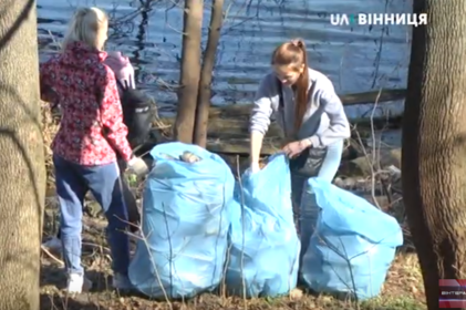 У Вінниці відбулась акція «Молодь за чисте довкілля» 