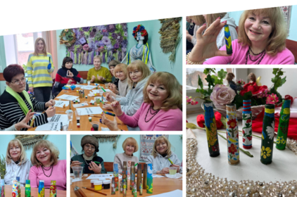 Від гільзи до символу надії: у Вінниці провели патріотичний майстер-клас для людей 60+