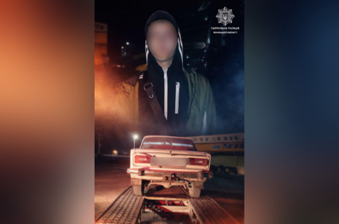 На Вінниччині 17-річний водій вдруге за рік сів за кермо з ознаками сп’яніння