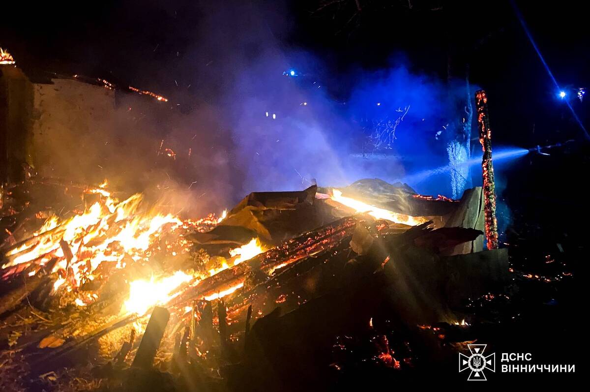 За добу на Вінниччині — 12 пожеж: горіли будинки, авто та сухостій