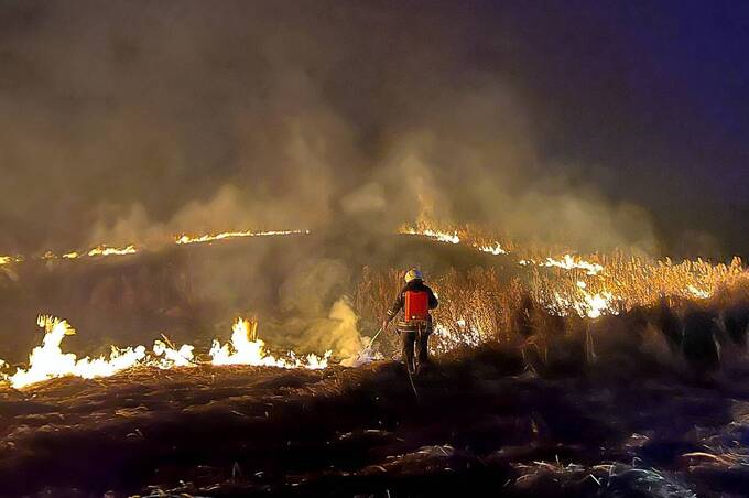 Палає вся область: десятки пожеж за добу на Вінниччині