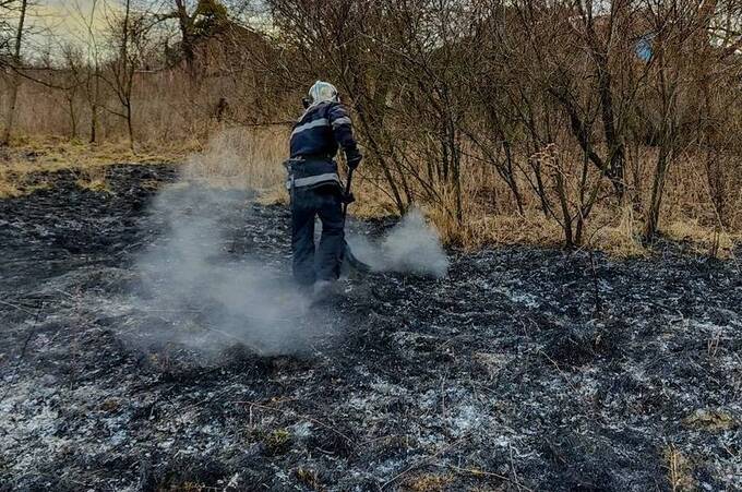 Вогонь не пробачає: на Вінниччині жінка постраждала через підпал сухої трави