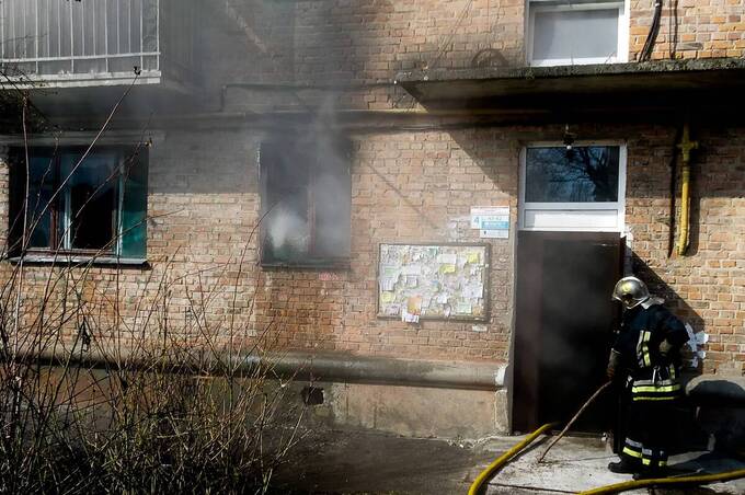 У Вінниці через протяг на кухні загорілася квартира у п’ятиповерхівці