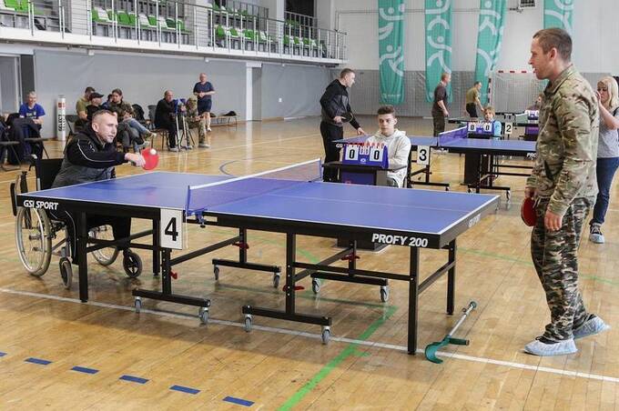 Проєкт «Сила титанів» запрошує ветеранів на змагання з настільного тенісу у Вінниці