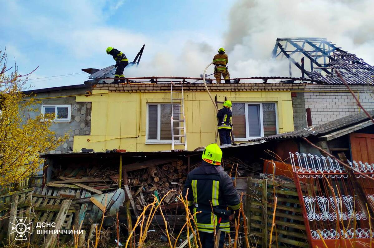 Коротке замикання та необережне куріння спричинили серію пожеж в області