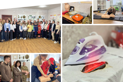 У Вінницько-Хутірському ліцеї відкрили сучасний клас безпеки з манекенами та тренажерами