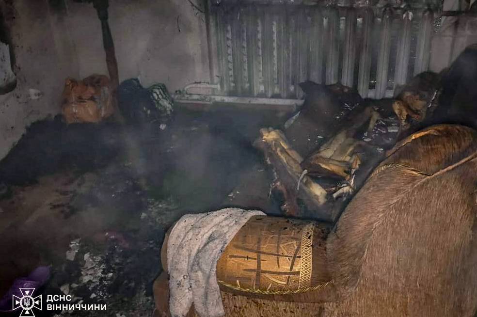 У Вінниці через коротке замикання електричної ковдри ледь не загинула бабуся