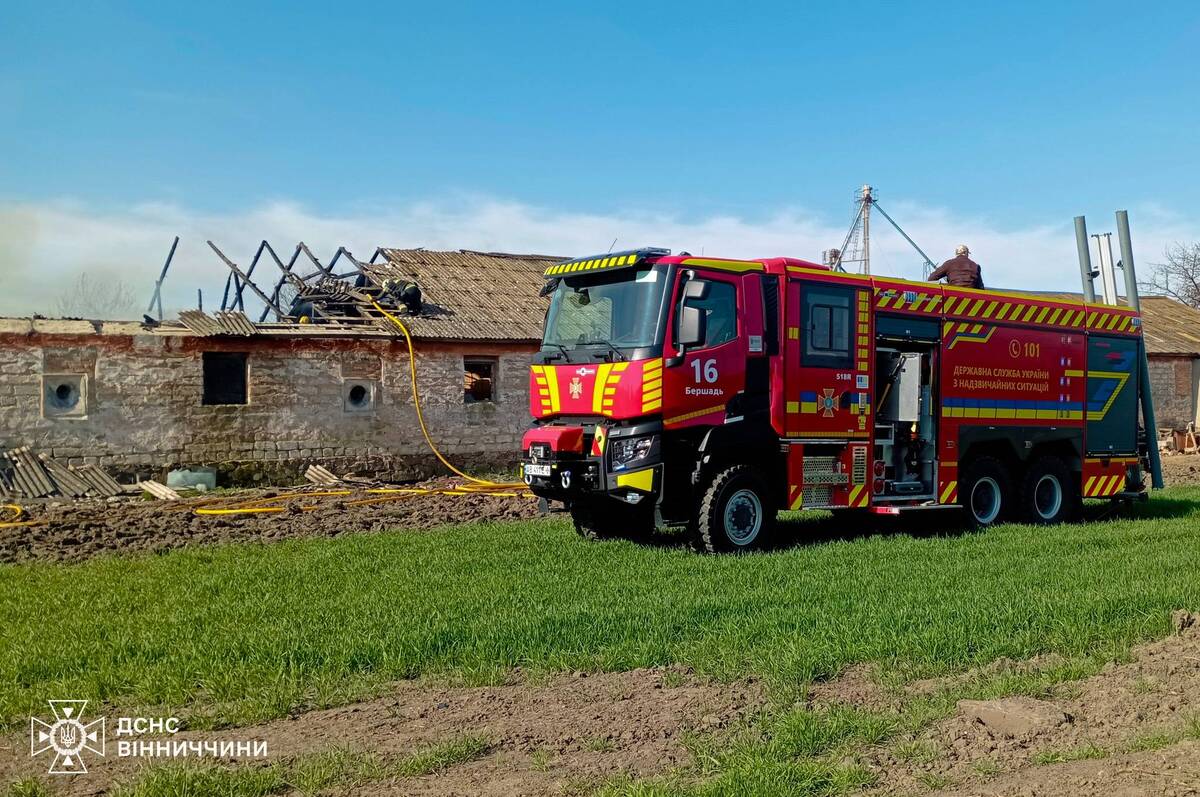 Необережне поводження з вогнем та несправна техніка стали причинами пожеж на Вінниччині