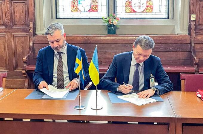 Вінниця офіційно стала містом-партнером шведського Гельсінгборга