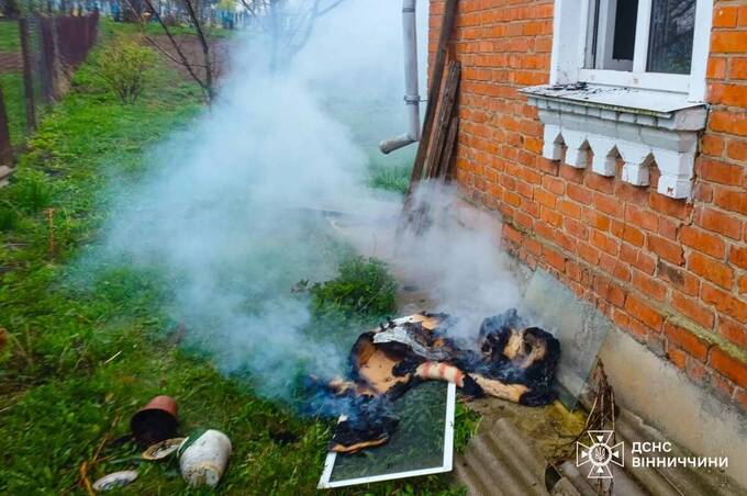 Електричний килимок для підігріву каченят спричинив пожежу в будинку на Вінниччині