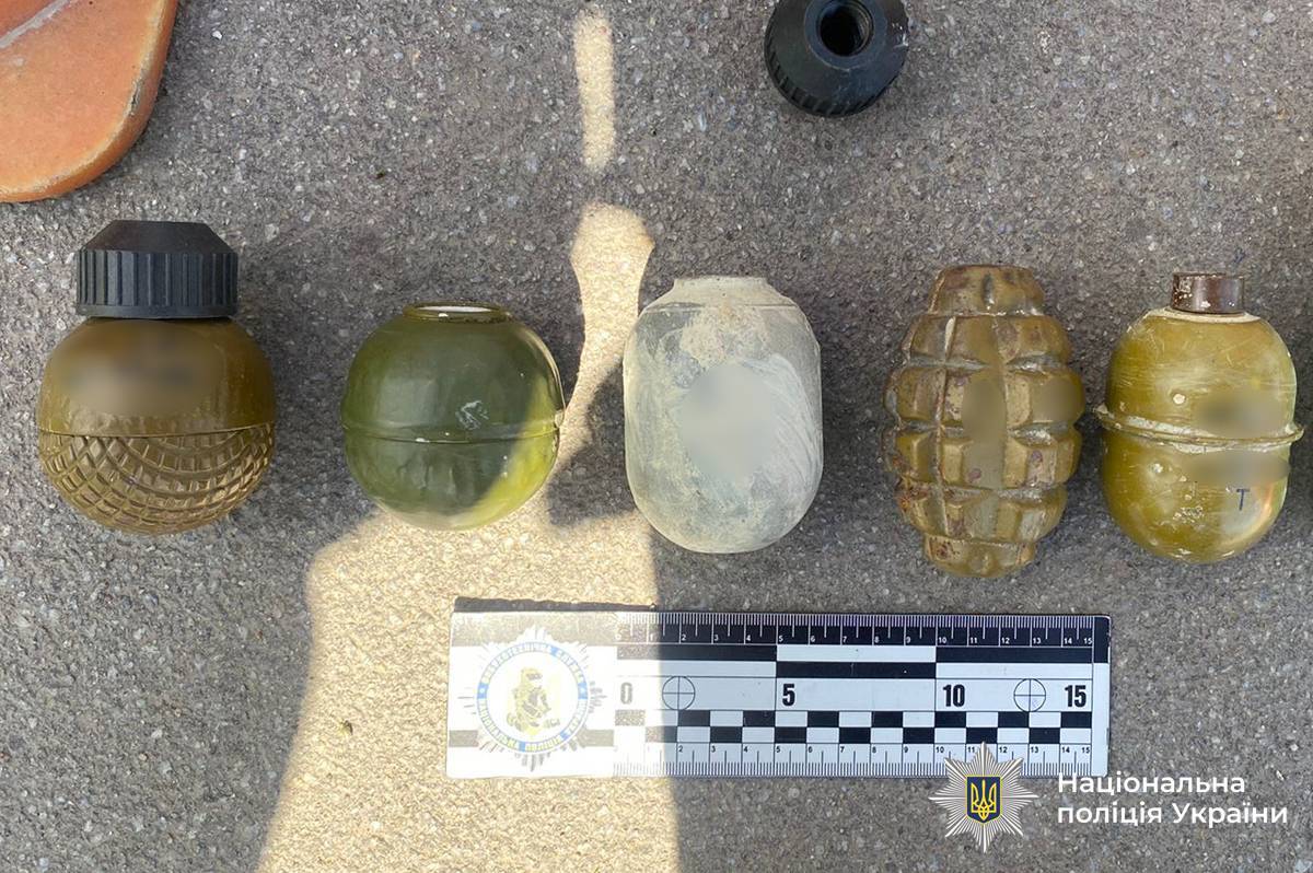 На Вінниччині поліцейські вилучили шість гранат у водія легковика