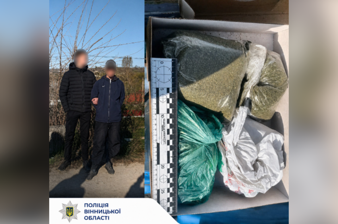 Вилучили пів кілограма канабісу: на Вінниччині викрили ймовірного наркозбувача